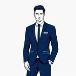 dark blue suit image